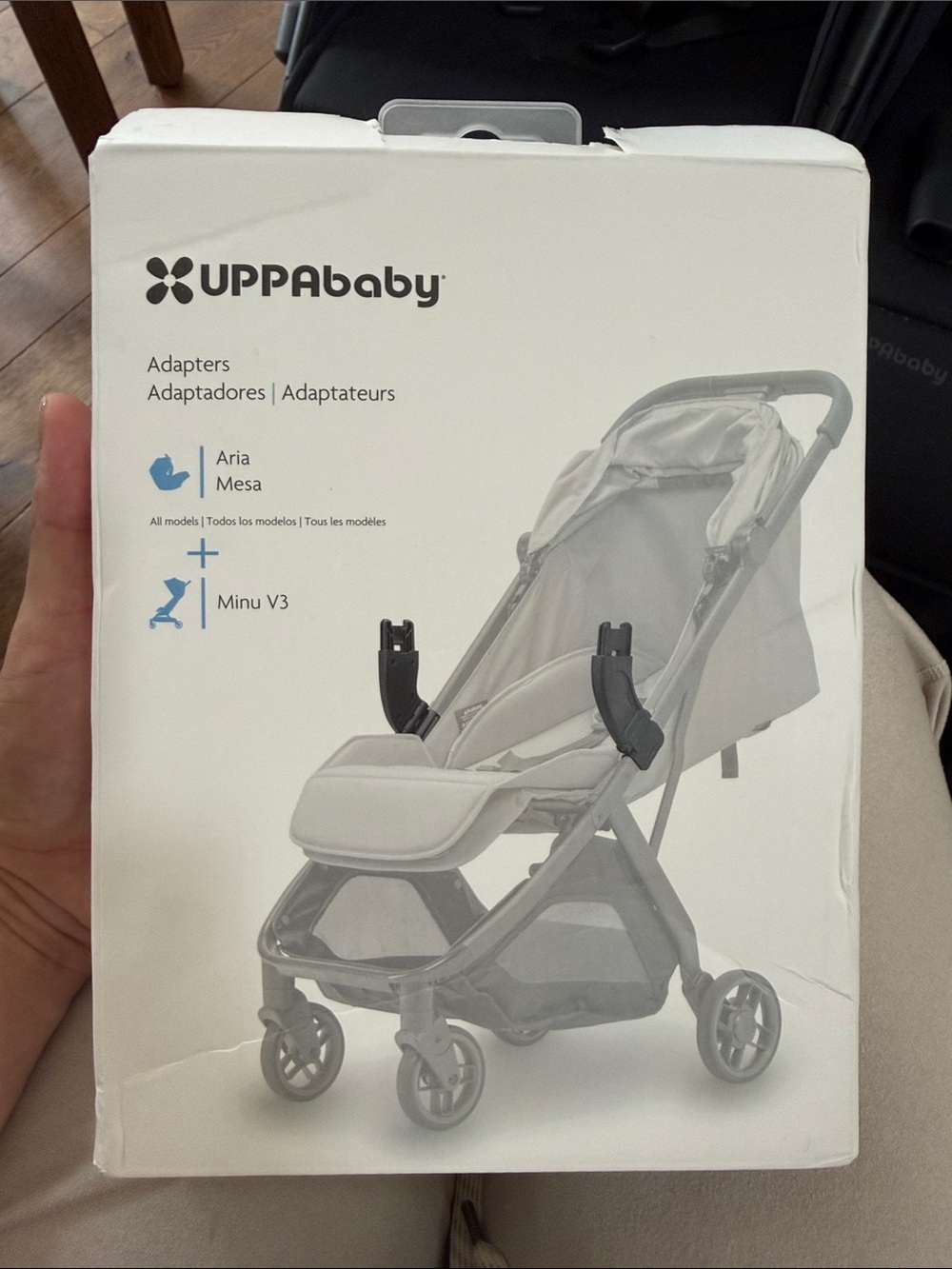 UPPAbaby Car Seat/Adapter Kit for Aria Mesa and Minu V3 - White